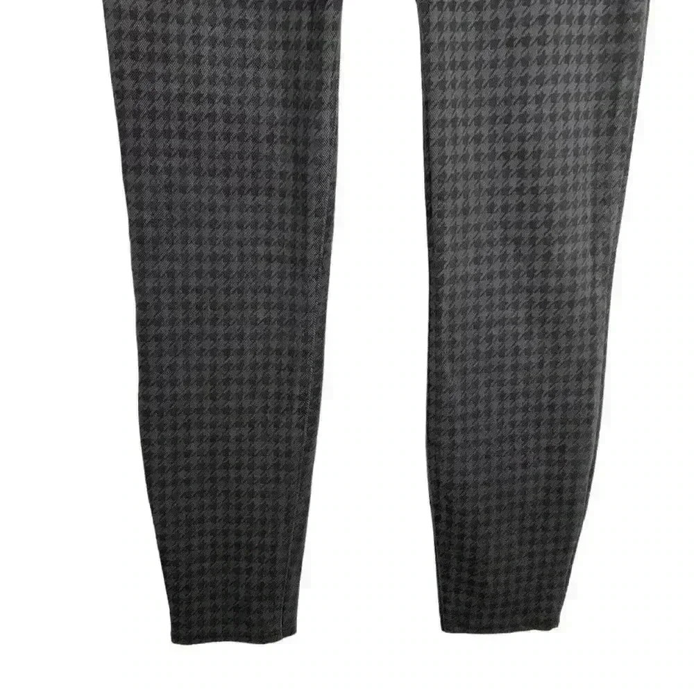 SPANX Jean-ish Ankle Leggings Skinny Pants Houndstooth Size Medium - Picture 7 of 12